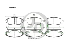 ������� ��������� �������� �������� TO Corolla E11_ 1,4-1,6VVTI 02- JD JBP0453 JBP0453 ����