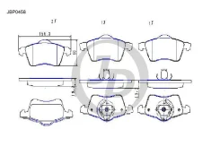 ������� ��������� �������� �������� VW Transporter T4 95- JD JBP0458 JBP0458 ����