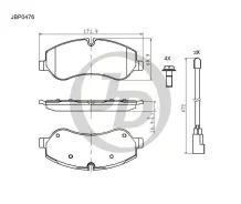 ������� ���������, �������� FO Transit 12- JD JBP0476 JBP0476 ����