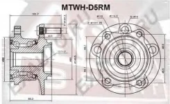 ������� ������ � ��������� ������� ��� Mitsubishi Outlander XL CW 2005 ASVA MTWH-D5RM MTWHD5RM ����