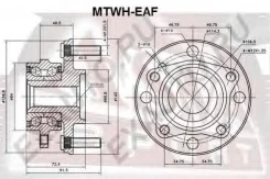 ������� �������� Mitsubishi Galant 1992-1996 E52A ASVA MTWH-EAF MB949096, MR403969, MR455003, MR475333, MB949097, MR455004, MR103664, MR369519, MB9490...