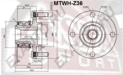������� �������� � ��������� ������� ��� Mitsubishi COLT Z3# 2004 ASVA MTWH-Z36 MTWHZ36 ����