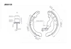 ������� ��������� ����������, ������ Renault Duster HM_ 18-, Dacia Bigster 24-, Duster HS_, HM_ 10- JD JBS0135 JBS0135 ����