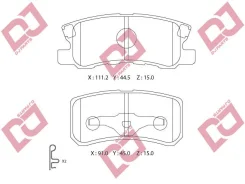 ������� ��������� �������� ��������/Mitsubishi 4605A487/Djparts-BP1019 BP1019 ����