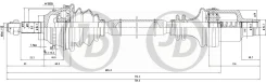 ��� ��������� ABS 170592 RE Megane I 96- JD JCA0135A JCA0135A ����