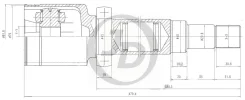 ���� ���������� FO Focus II CB4 08-11 JD JCN0174 JCN0174 ����
