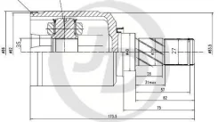 ���� ���������� MI Outlander GF#W, GG#W 2012- 2,0 4B11 147 JD JCN0281 JCN0281 ����