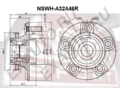 ������� ������ � ������� ��� Nissan Cefiro A32 1994-1998 ASVA NSWH-A32A46R NSWHA32A46R ����