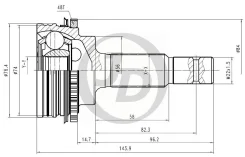 ���� ������� ABS TO037A48 TO Corsa 4EFE,1NT 90-99 JD JCT0056A JCT0056A ����