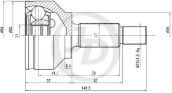 ���� ������� 151640 FO Mondeo Mk III B5Y 11/2000 - 08/2007 JD JCT0098 JCT0098 ����