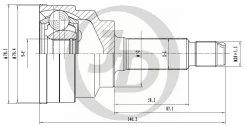 ���� ������� 151548 KI RIO 00-05 JD JCT0113 JCT0113 ����