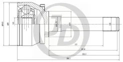 ���� ������� HY Terracan 01- JD JCT0185 JCT0185 ����