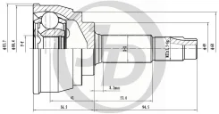 ���� ������� NI Tiida Latio SC11 05- JD JCT0196 JCT0196 ����