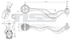 ����� �������� ��������, ����� ������� Premium BMW 5 E60 04-10 JD JDCP927L JDCP927L ����