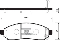 ������� �������� �. Nissan Pathfinder 2.5DCi 4WD 05 SP1460SNS GDB3404=1162 01 41060EA025 Sangsinbrake SP1460 SP1460 ����