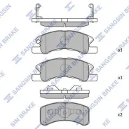 ������� ���������, �������� Nissan OTTI 0507 DB1912 Sangsinbrake SP1593 SP1593 ����
