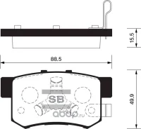 ������� �������� ������ Honda CR-V/FR-V 1.7i/1.8i/2.0i/2.2CTDi 02 SP2116 Sangsinbrake SP2116, ������ SP2116 ����