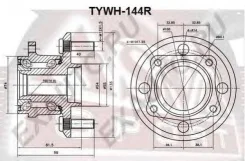 ������� ������ Toyota Corolla/Fielder NZE124 2000-2006 ASVA TYWH-144R TYWH144R ����