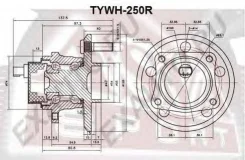 ������� ������ � ABS ��� ����/��� Toyota/ Avensis AZT250 2003-2008 ASVA TYWH250R TYWH250R ����
