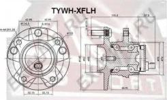 ������� �������� ����� � �������� ��� Lexus GS350 GRS191 2005 ASVA TYWH-XFLH 4356030010, 4356030011 ����