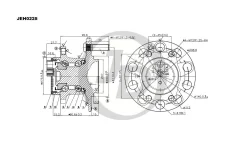 �������, ������ � ABS Chrysler Sebring II 2006-2010 JD JEH0225 JEH0225 ����