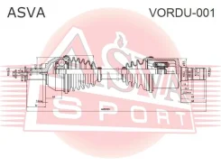 ������ ������� ������ 31�540�40 Volvo S80 ASVA Vordu-001 VORDU001 ����
