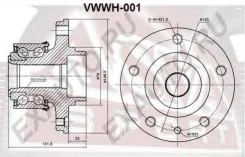 ������� �������� � ��������� ������� ��� Volkswagen Touareg 7L 2002 ASVA VWWH-001 VWWH001 ����