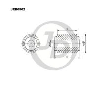 ����������� ������ ������ �������� Mitsubishi_Pajero IV/Montero V87W/V97W 2006- JD JRR0562 JRR0562 ����
