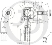 ���������� �������, ������ MZ 2 03- FO Fiesta V 01-, Fusion 02- JD JSE0128R JSE0128R ����