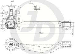 ���������� �������, ������ NI X-Trail T32 13- JD JSE0129R JSE0129R ����