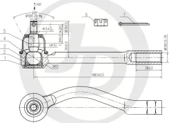 ���������� ������� ����� HY Verna, Accent 05- JD JSE0137L JSE0137L ����