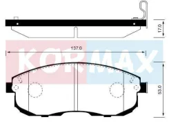 ������� ���������, �������� � ������������ ��������� D1110M NI Cefiro 90-, Primera 97- Kormax KBP050 KBP050 ����