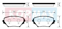������� ���������, �������� � ������������ ��������� D2202 TO RAV4 00- Kormax KBP082 KBP082 ����
