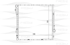 �������� ���������� BMW X5E53 00- Freez KK0124 KK0124 ����
