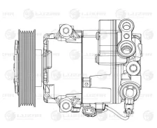 ���������� ������������ Opel Astra J 10- 1.4T 120mm 6PK Luzar LCAC2107 LCAC2107 ����