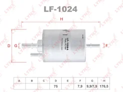 ������ ��������� AUDI A6 C6 3.0 04-06 LYNX LF1024 LF1024 ����
