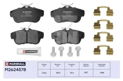 ����. ������� �������� ����. Citroen Jumpy II 07- Fiat Scudo II 07- Peugeot Expert II 07- Marshall M2624578 M2624578 ����