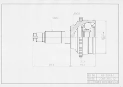 ���� ������� ABS, Made in Japan MZ Capella 94-97, Cronos 91-94 HDK MA018A44 MA018A44 ����