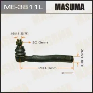 ���������� ���� ������� L Toyota Land Cruiser, Lexus LX 470 98-02 Masuma ME3811L ME3811L ����