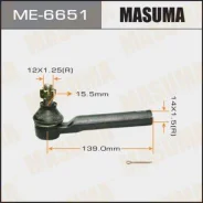 ���������� ���� ������� Subaru Legacy B13 03-09 Masuma ME6651 ME6651 ����