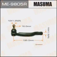 ���������� ������� ������ Toyota RAV4 III 06-12/ RAV4 IV 12 Masuma ME9805R ME9805R ����