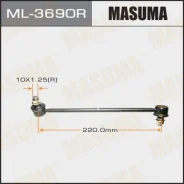 ���� ������������� ���. ����. R Toyota Camry 2.2-3.0 96-01/ Lexus RX300 00-03 Masuma ML3690R ML3690R ����