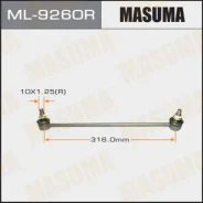 ���� ������������� ���. ����. R Honda Jazz 02-08 Masuma ML9260R ML9260R ����