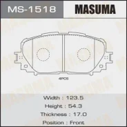 ������� �������� �������� Toyota Yaris 1.0/1.3/1.4 D-4D 06 Masuma MS1518 MS1518 ����