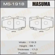 ������� ����. ���. Toyota Hilux II/ III 2.4-3.0 98- Masuma MS1918 MS1918 ����