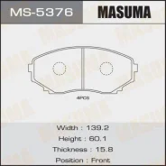 ������� ����. ���. Mazda CX-7/CX-9/MPV/Bongo, Mitsubishi Delica 95- Masuma MS5376 MS5376 ����