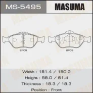 ������� ����. ���. FORD Fusion 02-/ Fiesta ����. 01-/ Ka 1.6 03-08/ Puma 00-02/ Mazda 2 03-07 Masuma MS5495 MS5495 ����