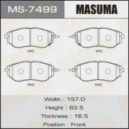 ������� ����. ���. Subaru Legacy IV 3.0 03-/ Outbak 3.0 03-/ Tribeca B9 3.0 05- Masuma MS7499 MS7499 ����