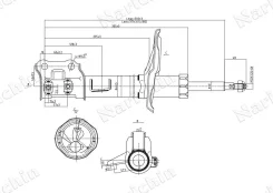 ������ ������������ �������� ������ HY Elantra, Avante KIA Ceed 06-10 Narichin NAK1165R NAK1165R ����