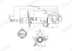 ������ ������������ �������� ����� NI Tiida/Tiida Latio C11 04- Narichin NAN1207L NAN1207L ����
